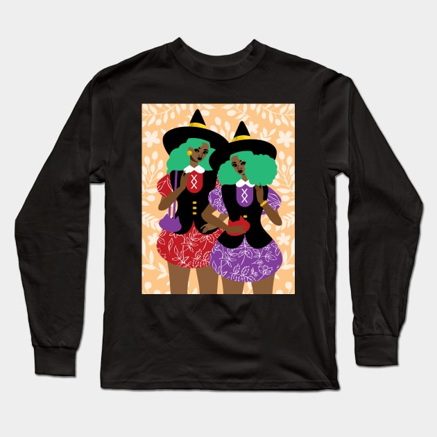 Witches Long Sleeve T-Shirt by tabithabianca